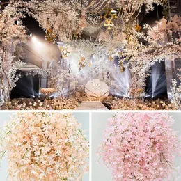 Decorative Flowers JAROWN Artificial Encryption Cherry Blossoms Wedding Arrangement Orchid Simulation Clove Home Party Decor Fake