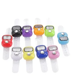 Mini Hand Hold Band Contatore Contatore LCD Digital Screen Finger Ring Electronic Head Count Tasbeeh Tasbih Boutique SN65