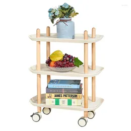 Kudde Beauty Salon Trolley Mobile Rafter Cart Nail Storage Multifunktionell ABS Rack