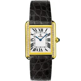 Lady Diamond Watch Designer Watches Quartz Square Watchs Deri Altın Safir Aydınlık Dayanıklılık Tasarımcısı Montre Ladies Bilek Swatches Dhgates Noel Hediyesi
