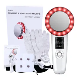 Other Body Sculpting Slimming 6 In 1 Cavitation Machine EMS Infrared Ultrasonic Massager Fat System Ion Radiofrequency Massage Vibration 221101