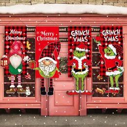 クリスマスの装飾グリンチハンギングフィートドール旗フェイスレスドールガーデン卸売