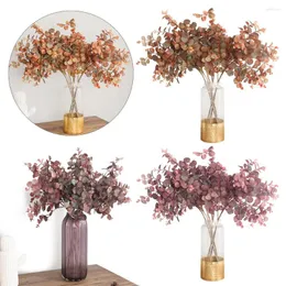 Kwiaty dekoracyjne 70 cm eucalyptus drzewo gałąź sztuczne rośliny symulacja jedwabna sztuczna liść w stylu jesiennym w stylu dekoracji domu ogród imprezowy ogród