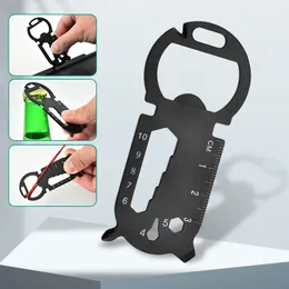 Hand Tools Outdoor Multi-function Tool Card Creative Bottle Opener Key Ring with A Large Round Head