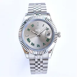 Reloj automático para hombre Relojes de lujo Relojes de diseño Puntero verde 41 mm Datejust Calidad Oyster Perpetual Reloj de pulsera Luminoso Zafiro Relojes Montre impermeables