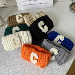 Yoga Hair Bands Winter tters Wool Knitted Headbands Fashion Hair Accessories Women Wide Double Sided Elastic Headbands Sport Washing Hair Hoop Headwear L221027