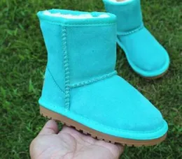 2020 New Kids Classic Australia Snow Boots 디자이너 소녀 소년 겨울 모피 부츠 유니osex 짧은 중간 송아지 부츠 아이 따뜻한 신발 크기 22-35 #62