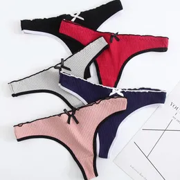 Calcinha feminina 3pcs sexy algod￣o g string f￪mea cueca tanga para mulheres cuecas roupas ￭ntimas calcinhas de lingerie baixa lingerie 221102
