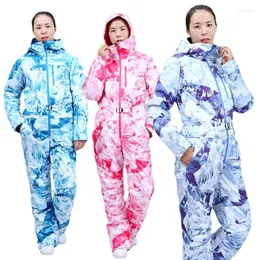 Skiing Suits Ski Suit One-Piece Women Veneer Double Board Adult And Children Outdoor Travel Thickened Warm