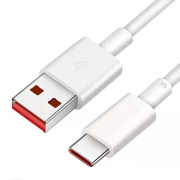 Cabo de carga super carregamento rápido tipo C cabo para Mate 40 50 para Xiaomi 11 10 Pro OPPO R17 cabo USB-C