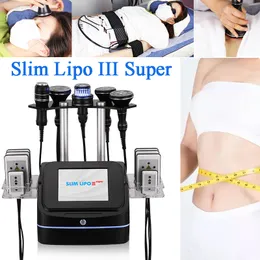 Slim Lipo III Super 40K Cavitation Body Shaping Machine Face RF Lifting Skin Tightening Fat Reduction Lipolaser Slimming Device