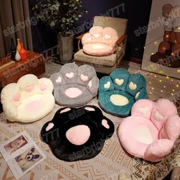 30x50cm kawaii urso pata travesseiro animal almofada de assento de sede de gato de gato amor