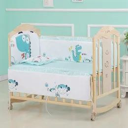 Bed Rails Baby Crib Bumper For born Cotton Infant ding Set Detachable Zipper Room Decoration Cot Protector ZT131 221102