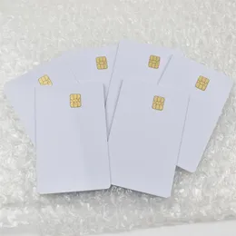 100pcs lot ISO7816 White PVC Card with SEL4442 Chip Contact IC Card Blank Contact Smart Card281F