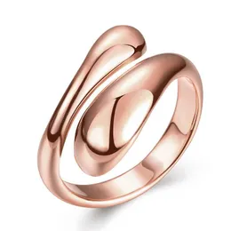 Pierścienie klastrowe pierścienie klastra kropla woda bijoux 925 szterling sier dla kobiet uroczy otwieranie regulowanego pierścienia ANILLOS DE PLATA ANEL FEMIN DHCCG