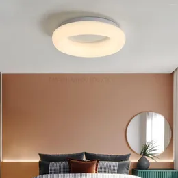 Lampadari Lampadari moderni a LED Soggiorno Camera da letto Lampadario a soffitto Sala da pranzo Cucina Lampada a sospensione minimalista bianca a sospensione