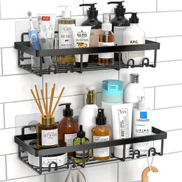 Bathroom Shelves Wall Bathroom Soap Shelf Shampoo Cosmetic Shower Drainage Storage Rack Home Wc Accessories Drop Delivery Garde Dheld