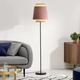 Lampy podłogowe lampa nordycka kreatywna salon sypialnia studia artystyczne tkaniny gości pionowe