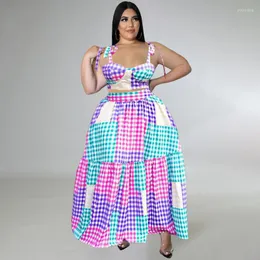 Trailtsits Perl fermuarlı mahsul yelek etek takım elbise artı beden yaz kıyafeti kadınlar için iki parça elbise seti conjunto de dos piezas moda para mujer