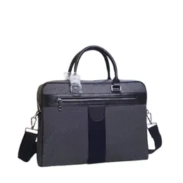 Male Business Briefcases Single Shoulder Laptop Bag Cross Section Briefcase Computer Package Inclined Bag Men's Handbags Bags Satchel G2203017