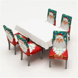 椅子カバー4PCS/セットクリスマス装飾チェアロスパーティーレストランバンケット装飾カバー