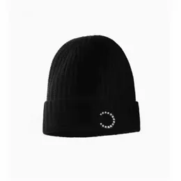 Designers gorro de inverno moda feminina marca boné de malha clássico letra C crânio bonés masculino ao ar livre casual chapéus de lã chapéu de balde de luxo