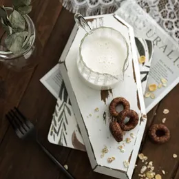 Masa Paspasları DunxDeco Placemat Vintage Eski Finish Ahşap Plaka Pad Yolcu Çay Kupası Pot Mat Rustik Sanat Masa Aksesuar Poing