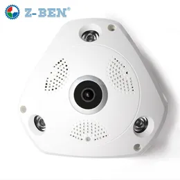 Новейшая 360 -градусная панорама VR Camera HD 1080p 3MP Беспроводная беспроводная IP -камера Home Security System System Webcam CCTV P2P252B
