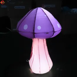 Free Ship Outdoor Activities Led Light Giant Inflatable Mushroom For Event Stage Decoration Color Changing