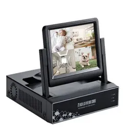 Cloud Technology AHD DVR with 7 inch LCD monitor 4CH H 264 All in One DVR Client Software224S