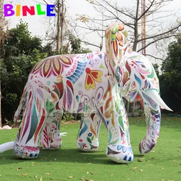 Inflatable Bouncers custom made LED inflatable elephant airblowing style outdoor decoration colorful giant large animal balloon for advertising