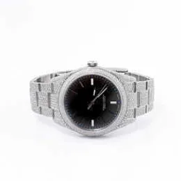 Wristwatch Bling Manufacturers Custom Band Men Men Synthetic Luxury VVS Set VVS1 Diamond Watchjdcu