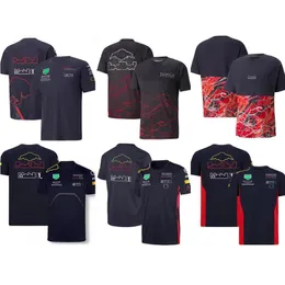 Ny sommarformel 1 racing t-shirt rund hals kort ärmskjorta anpassad med samma stil