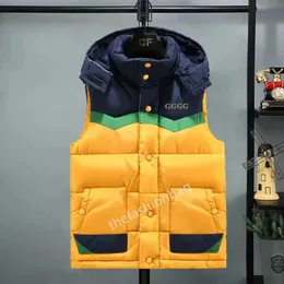 2023 Gilet da uomo e da donna Giacca con canotta Moda Canotta corta con cappuccio Canotta lunga slim fit Giacca con cerniera superiore Giacca da trench Tasca Giacca termica da donna oversize da uomo