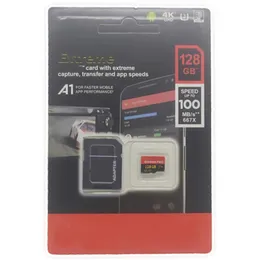 2019 Yüksek Kalite Son Ürün Sınıfı 10 32GB 64GB 128GB 256GB Mikro TF Kart SD Adaptörü Y1 Perakende Blister Paketleme196D