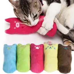 Mode mini -tanden slijpen Catnip speelgoed grappige interactieve pluche kattenspeelgoed huisdier kitten kauwen vocale klauwen duimbeet Toys Sn87