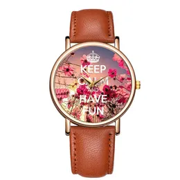 Armbanduhren Fancy Flower Watch Damenuhren Damen 2021 Berühmte weibliche Uhr Quarz Handgelenk Relogio Feminino Montre Femme275c