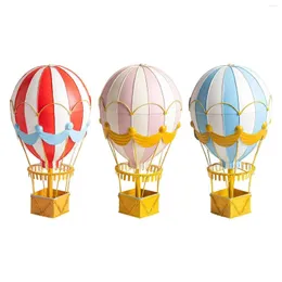 Dekorativa figurer Modern Air Balloon Collectible Ornament Crafts Creative Hanging For Home Garden Office Festival Decoration
