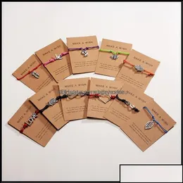 Шармовые браслеты очарование Браслетов Ювелирные изделия Rinhoo 10x7 5 см Создайте бумажную карточку регулируемой подвеской для животных подвески