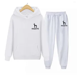 Männer Trainingsanzüge 2022 Marke männer Anzug Gedruckt Sportswear Vier-farbe Warme Zwei-stück Lose Hoodie Sweatshirt Hosen abdeckung Joggin