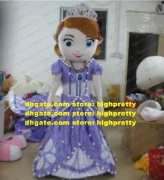 صوفيا الأميرة Mascot Costume Adult Cartoon Forme Suit Suit Anniversary Celebrations and Homeirs ZZ7708