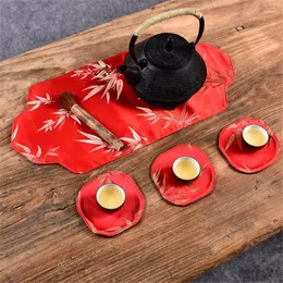 Table Mats Small Runner Elegant Chinese Tea Placemats Luxury Decoration Placemat Gift Dining Pads