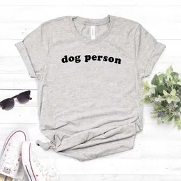 Dog Person Women Casual Funny T Shirt For Lady Girl Top Tee Hipster Ins Drop Ship