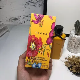 Neues Flora-Gelb-Damenparfüm, 100 ml, 3,3 FL.OZ EAU-Parfüm für Damen, langanhaltend guter Duft