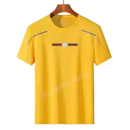 高品質デザイナー新しいポロシャツメンズ高品質文字ロゴ大きいサイズ M-5XL 半袖夏カジュアルアイスシルクコットンポロシャツ