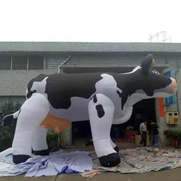 インフレータブルバウンサーカスタムメイド6ML巨大なインフレータブルミルクカウ牛広告牛インフレータブルイベント装飾のための動物