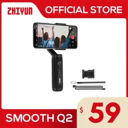 Zhiyun Resmi Pürüzsüz Q2 Telefon Gimbal 3 Eksenli Cep Boyutu İPhone 14 Pro Max/ Huawei/ Xiaomi vs OSMO için