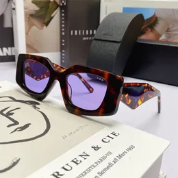 Glasses de sol de designers homens novatos clássicos coleta PR 15ys de moldura colorida de luxo óculos de sol Caixa original