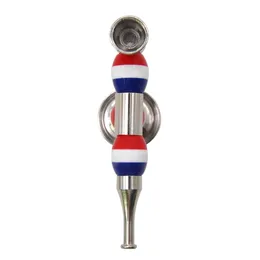 Smoking Pipes Einweg-Shisha-Vape-Stift. Neue dreifarbige Perle mit abnehmbarer METAL PIPE-Kappe, Dab-Rig-Bong