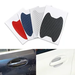 Home Car Door External waterproofing Sticker Carbon Fiber Scratches Resistant Cover Auto Handle Protection Film Exterior Styling Accessories LK361